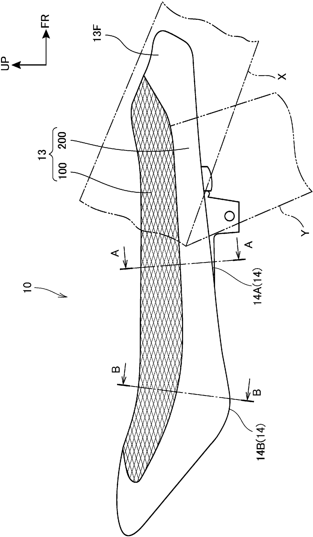 Vehicle seat structure