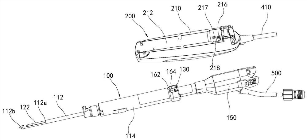 Electric resection biopsy needle, electric resection biopsy needle suite and vacuum-assisted breast biopsy system