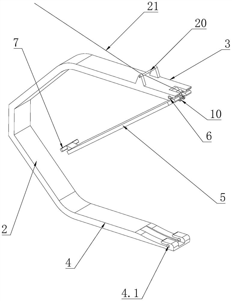 A hand-held rope threader