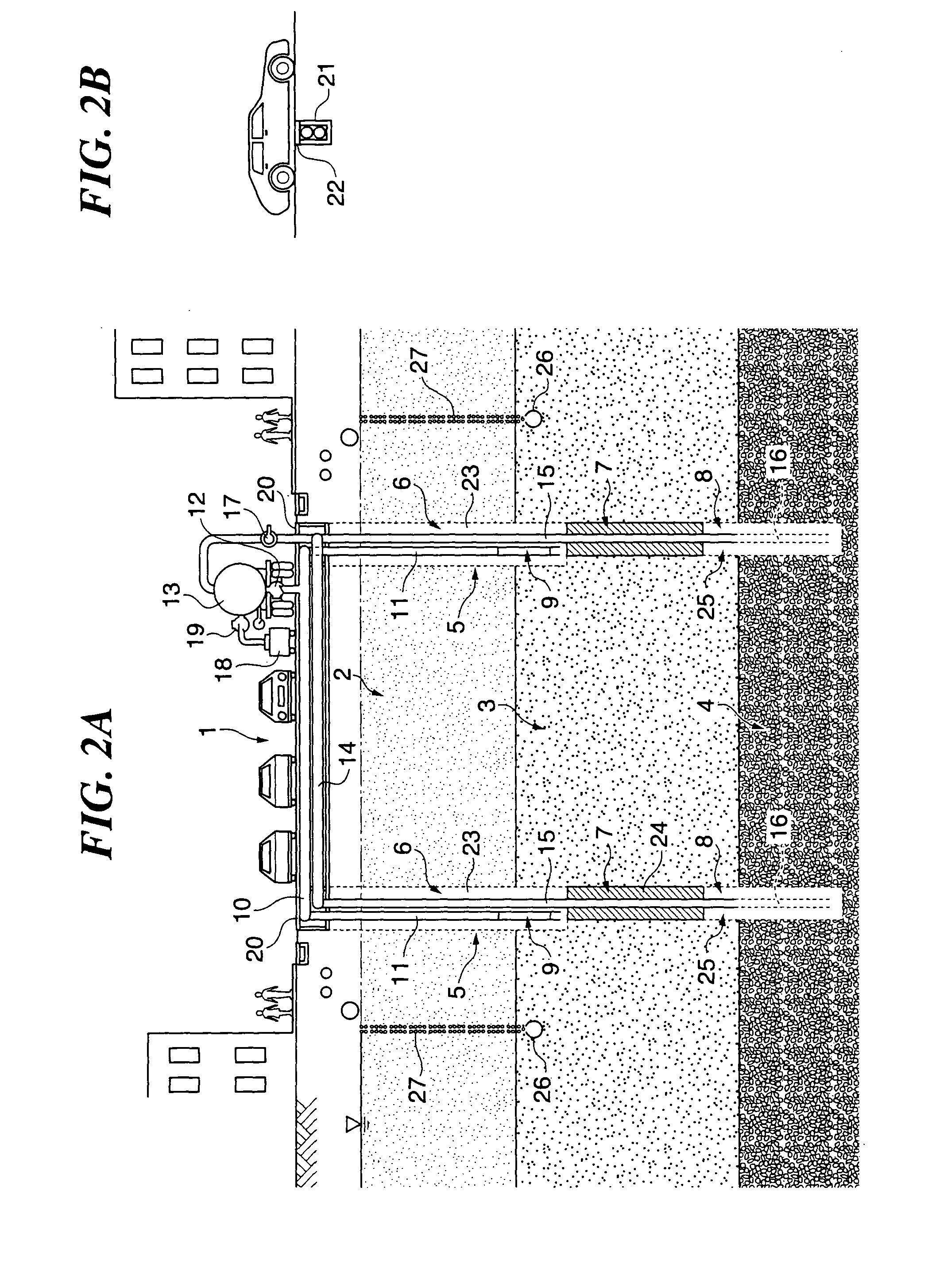 Method for preventing seismic liquefaction of ground in urbanized area and facilities used in this method