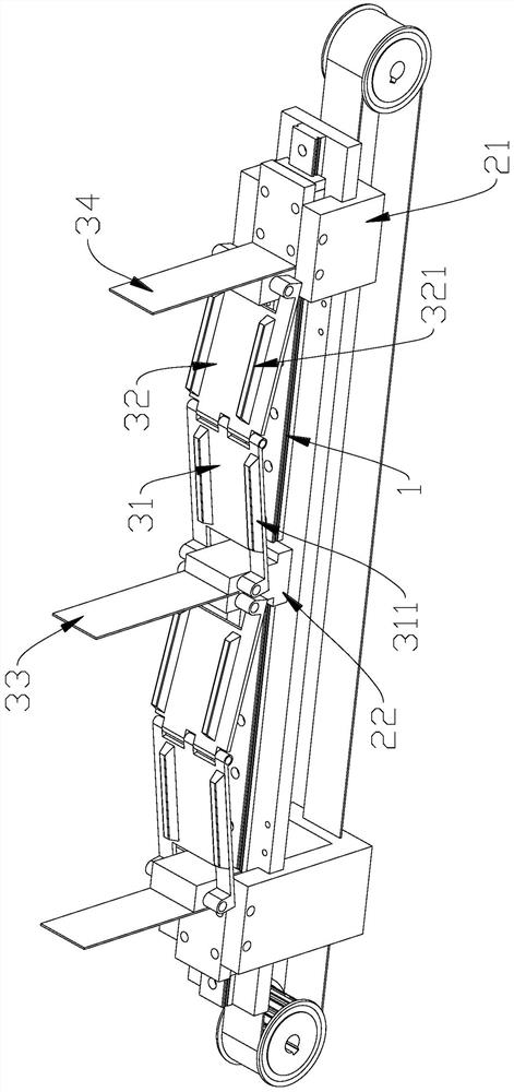 Box packing and sorting mechanism, box packing device and box packing and sorting method