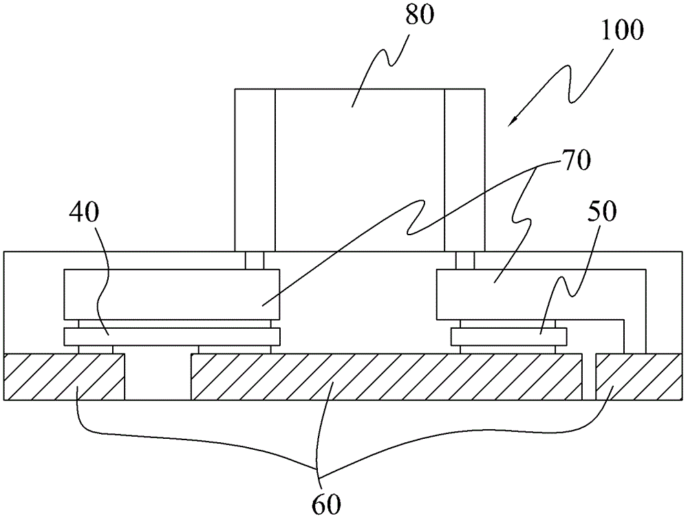 MOSFET pair with stack capacitor and manufacturing method thereof