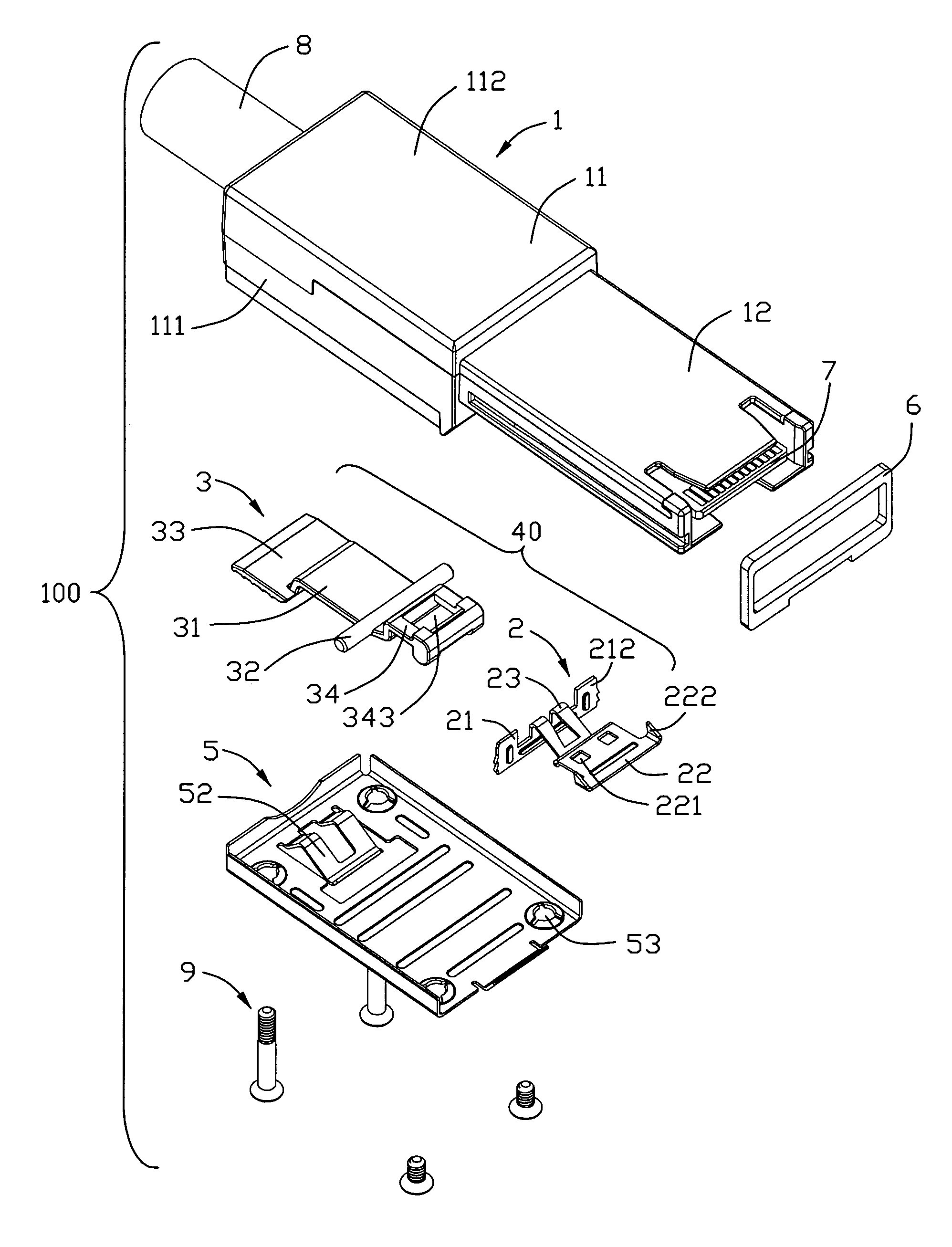 Plug connector having a latching mechanism