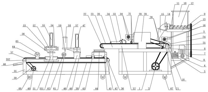 Sesame seed cake making equipment