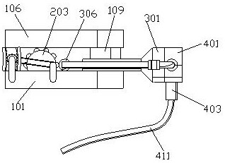 Easily-fixed liquid diet taking device for critical care