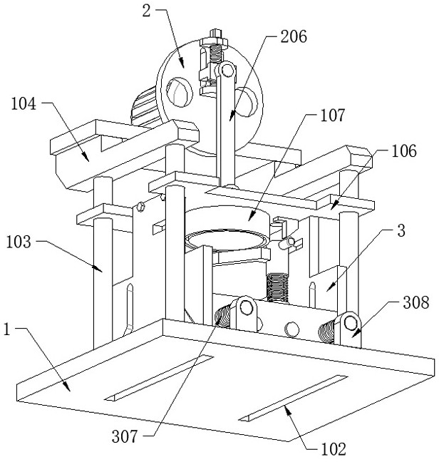 Hole plugging device and process for honeycomb ceramic carrier for tail gas purification of thin-wall diesel engine