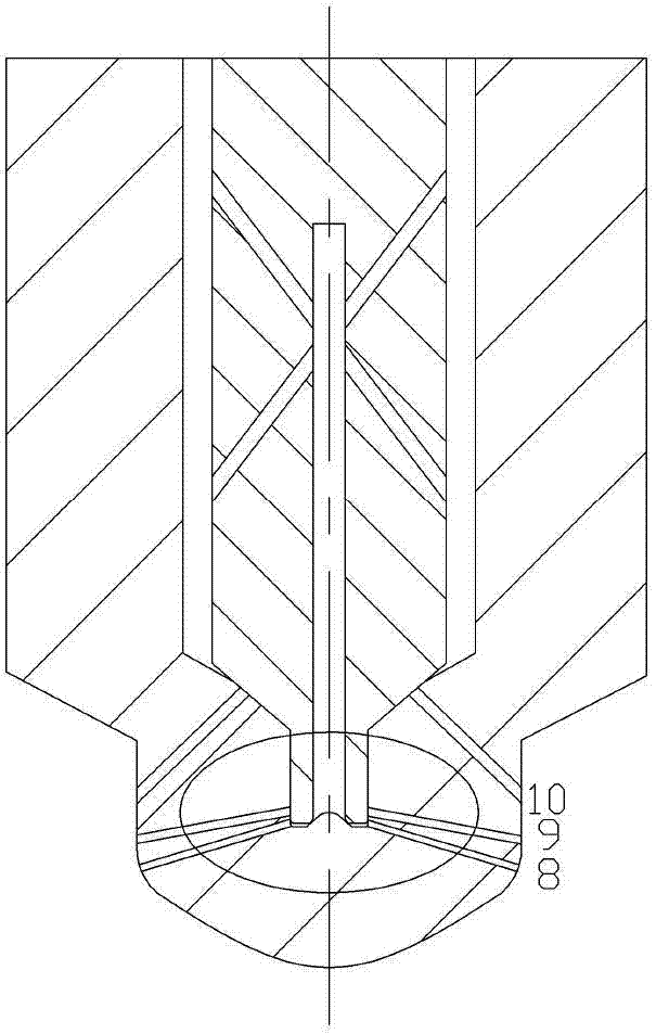 Double-seat multiple-atomizing nozzle