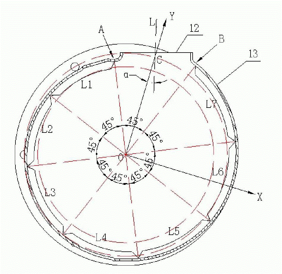 Stamped and welded semi-open impeller centrifugal pump