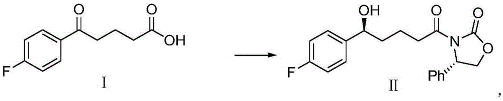 Synthetic method for ezetimibe intermediate