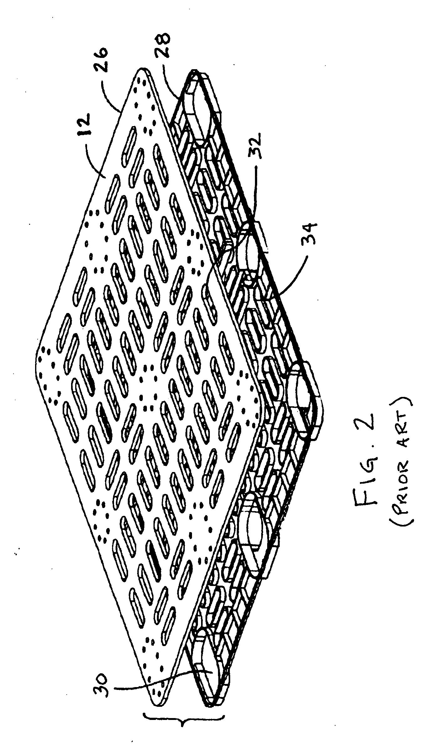 Fire resistant plastic pallet with low frequency resistivity