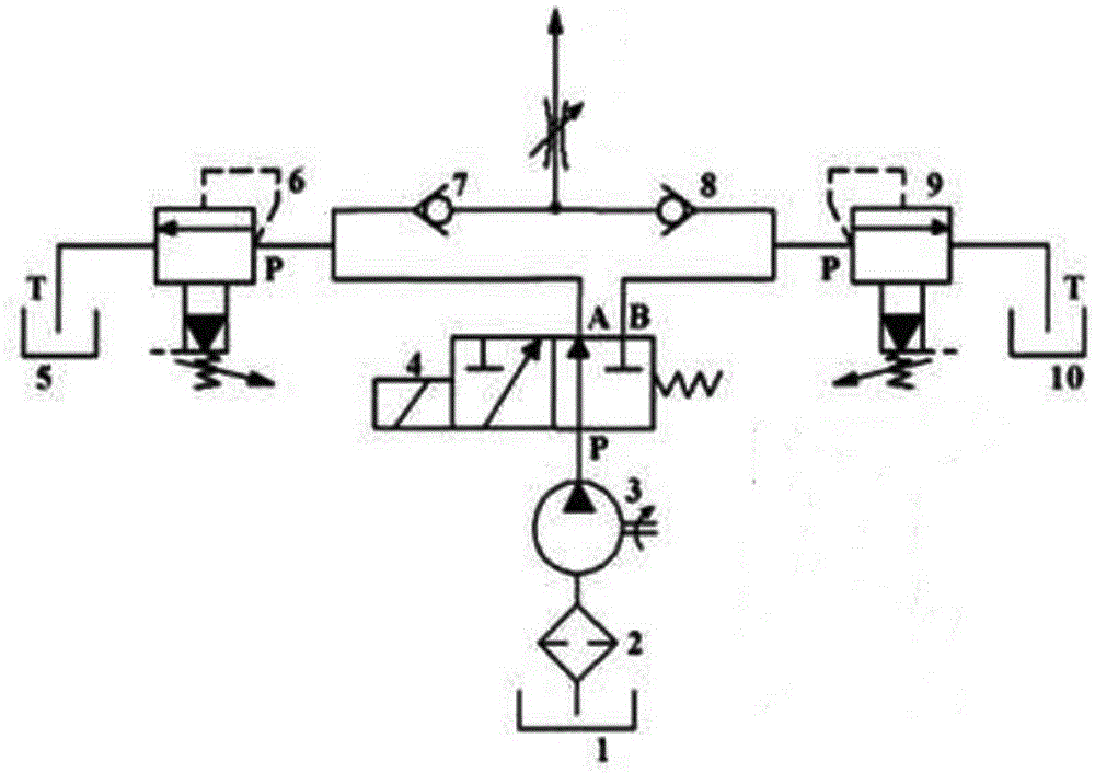 Plug-in type hydraulic and pneumatic integrated teaching experiment table control system