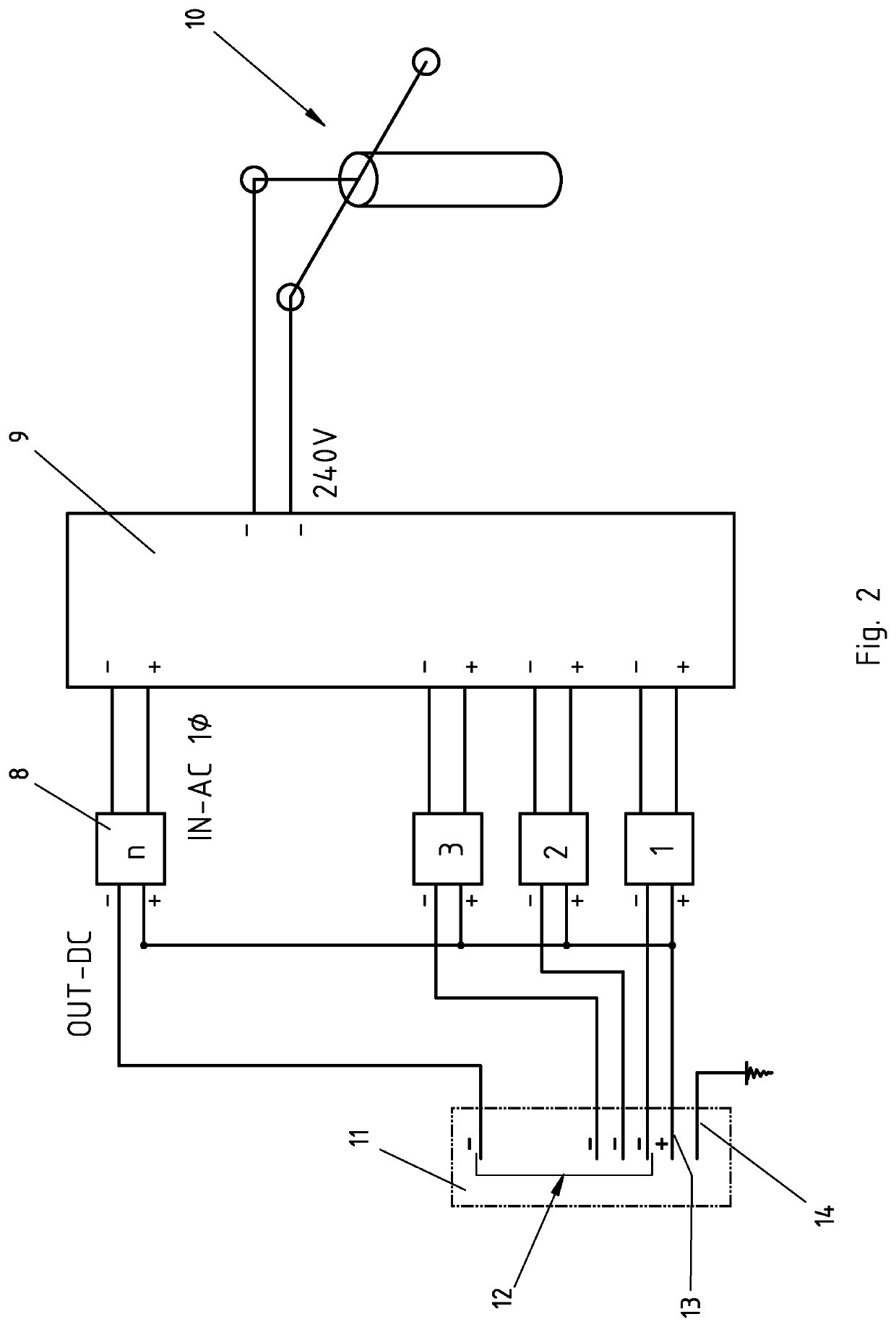 Fast rechargeable battery assembly and recharging equipment