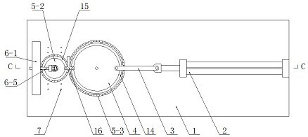 Shockproof rotary hydraulic oil cylinder