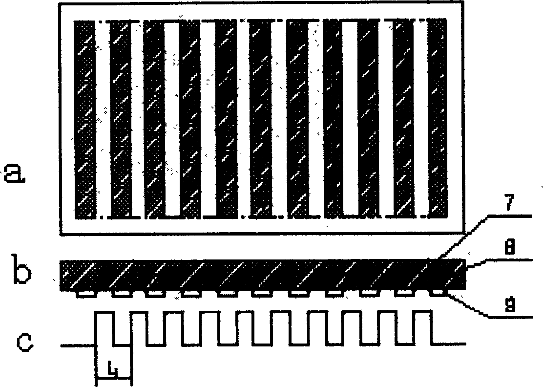 Polarizing film mask slice with high resolution