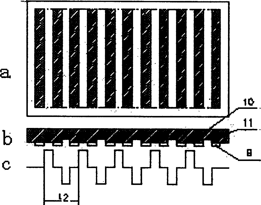 Polarizing film mask slice with high resolution