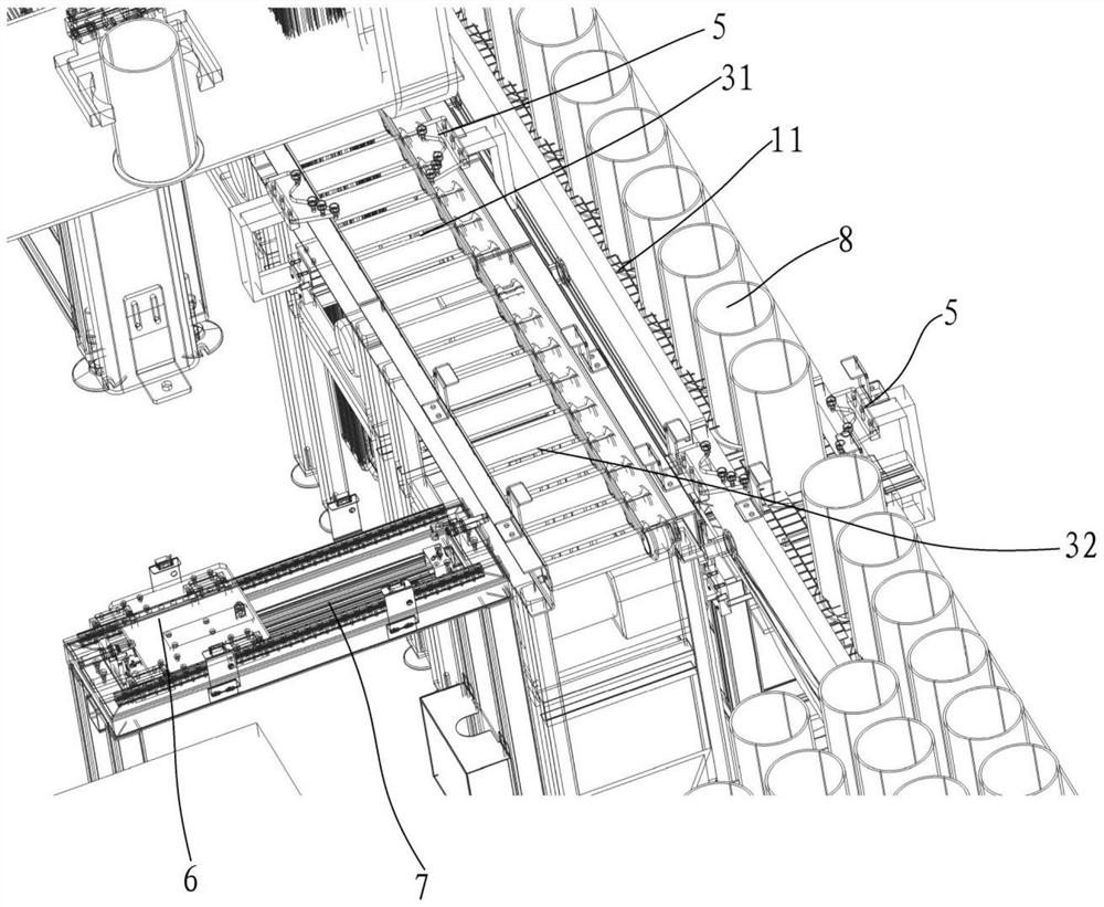 Workpiece machining production line