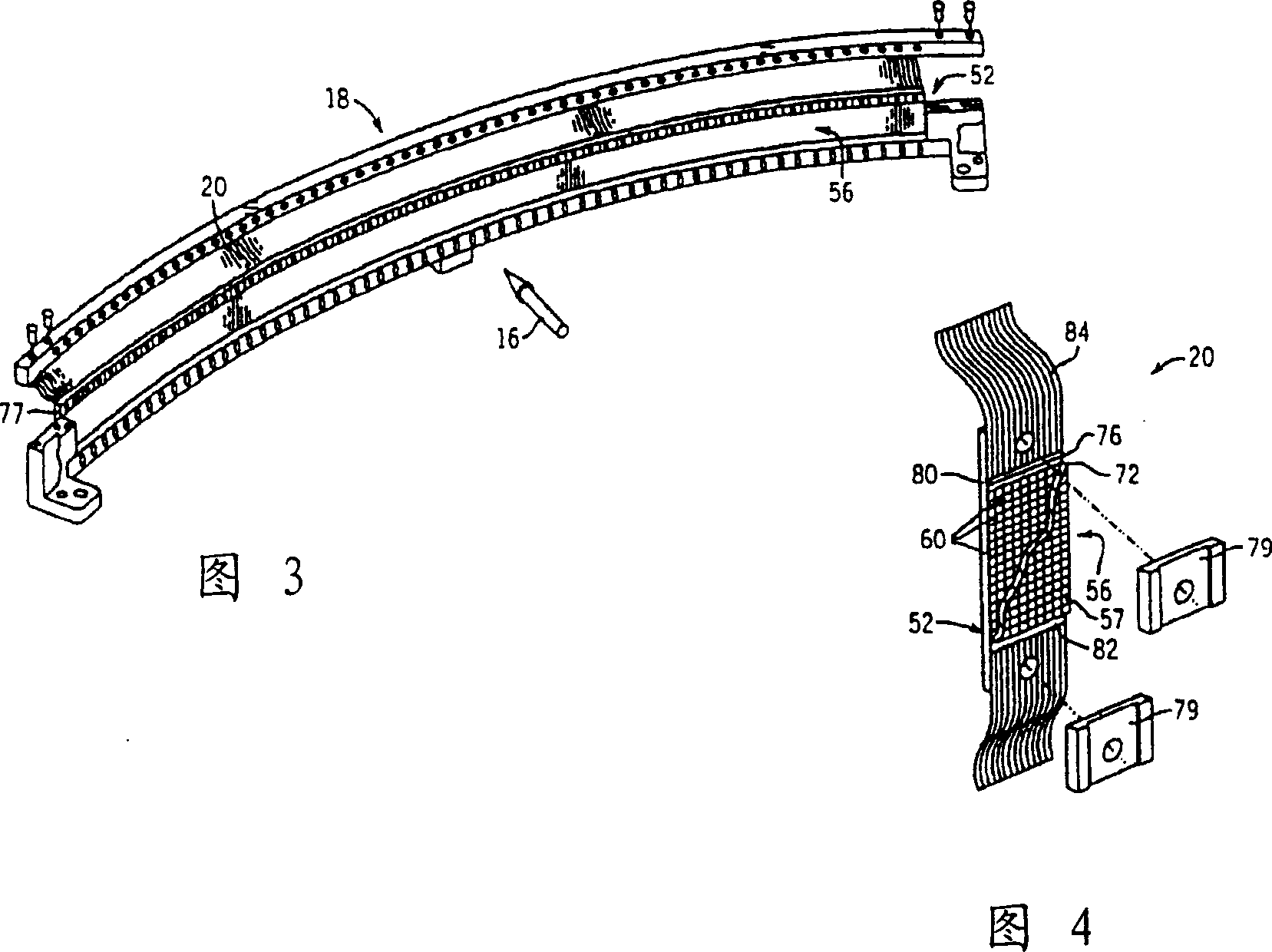 CT detector with integral air gap