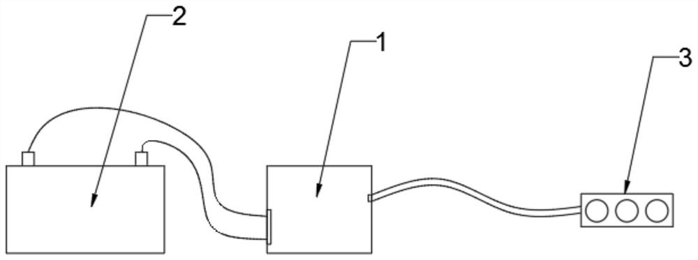 Simple lighting device suitable for field medical tent