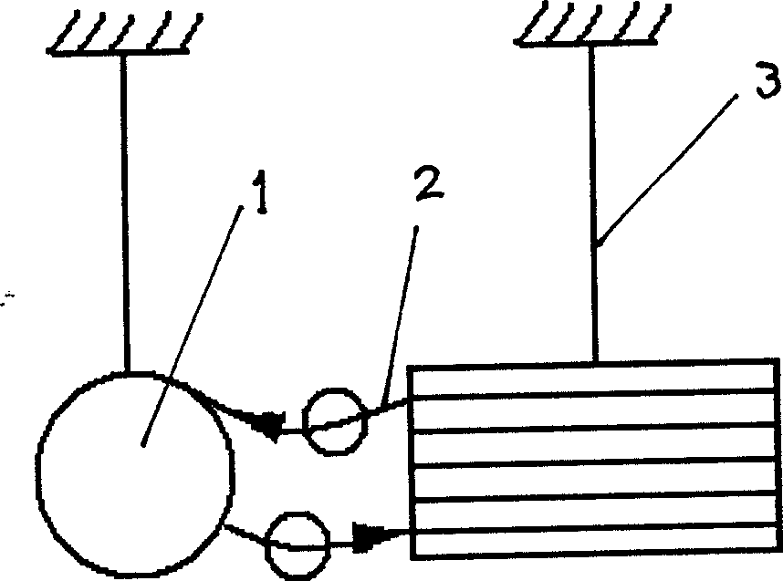 Gravitational wave detecting device