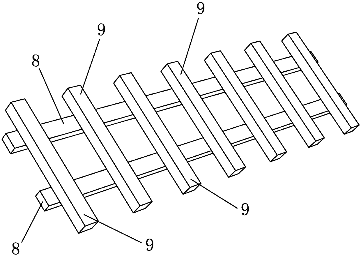 A kind of anti-seepage construction method of channel in waterlogged wetland