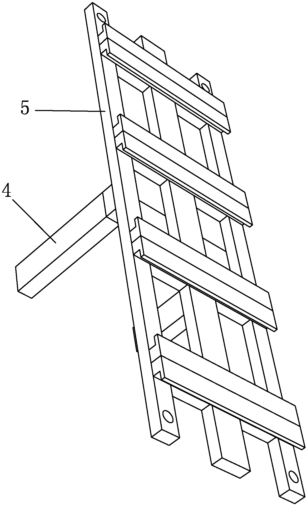 A kind of anti-seepage construction method of channel in waterlogged wetland