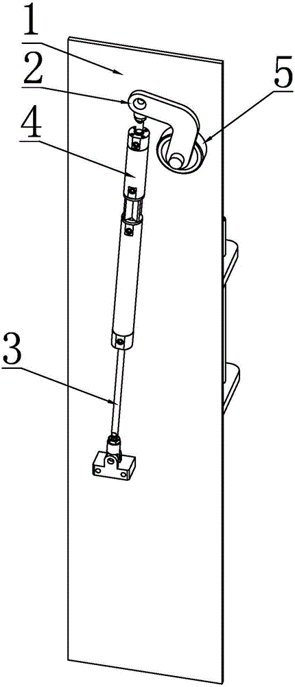 Automatic label feeding and fetching machine