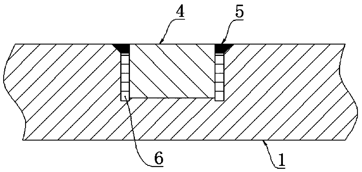 A method for repairing threaded holes with an insert