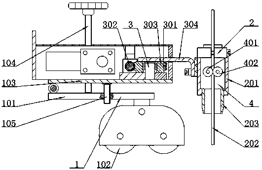 Lamp pole longitudinal joint welding mechanism