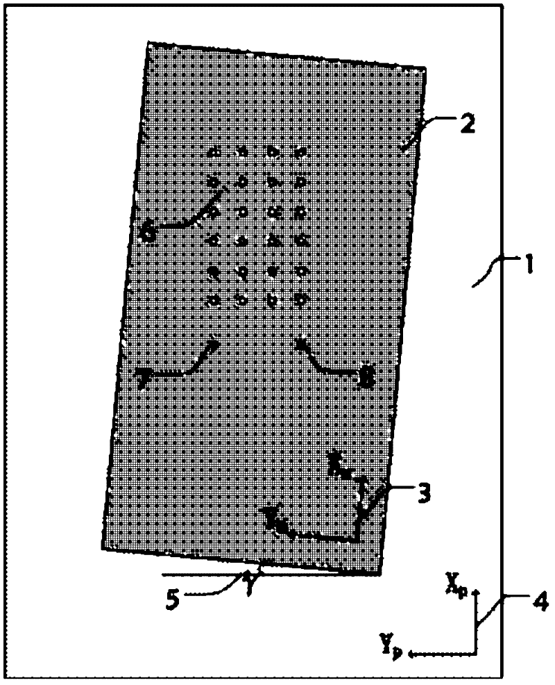 Hole group processing method for flexible guide rail based on coordinate system of hole-making equipment