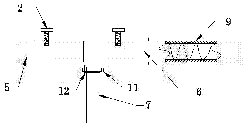 Tree supporting device for garden