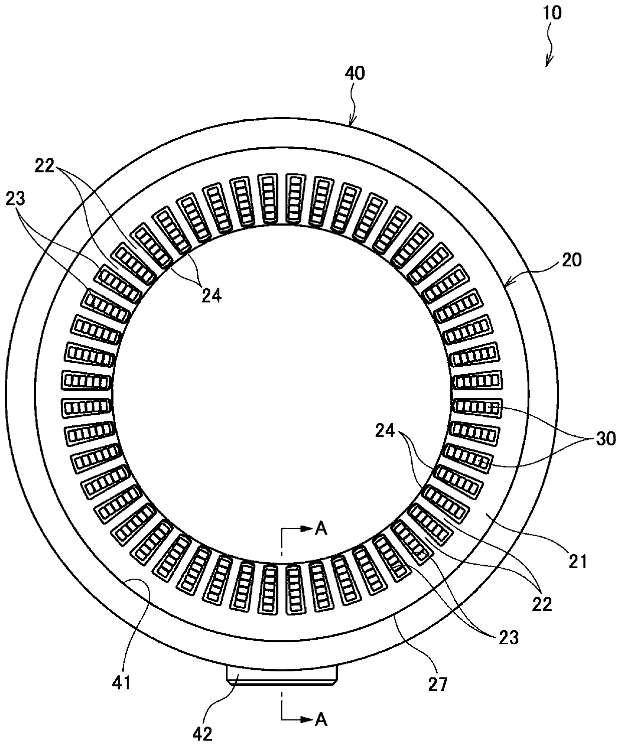 Stator for rotary electric machine