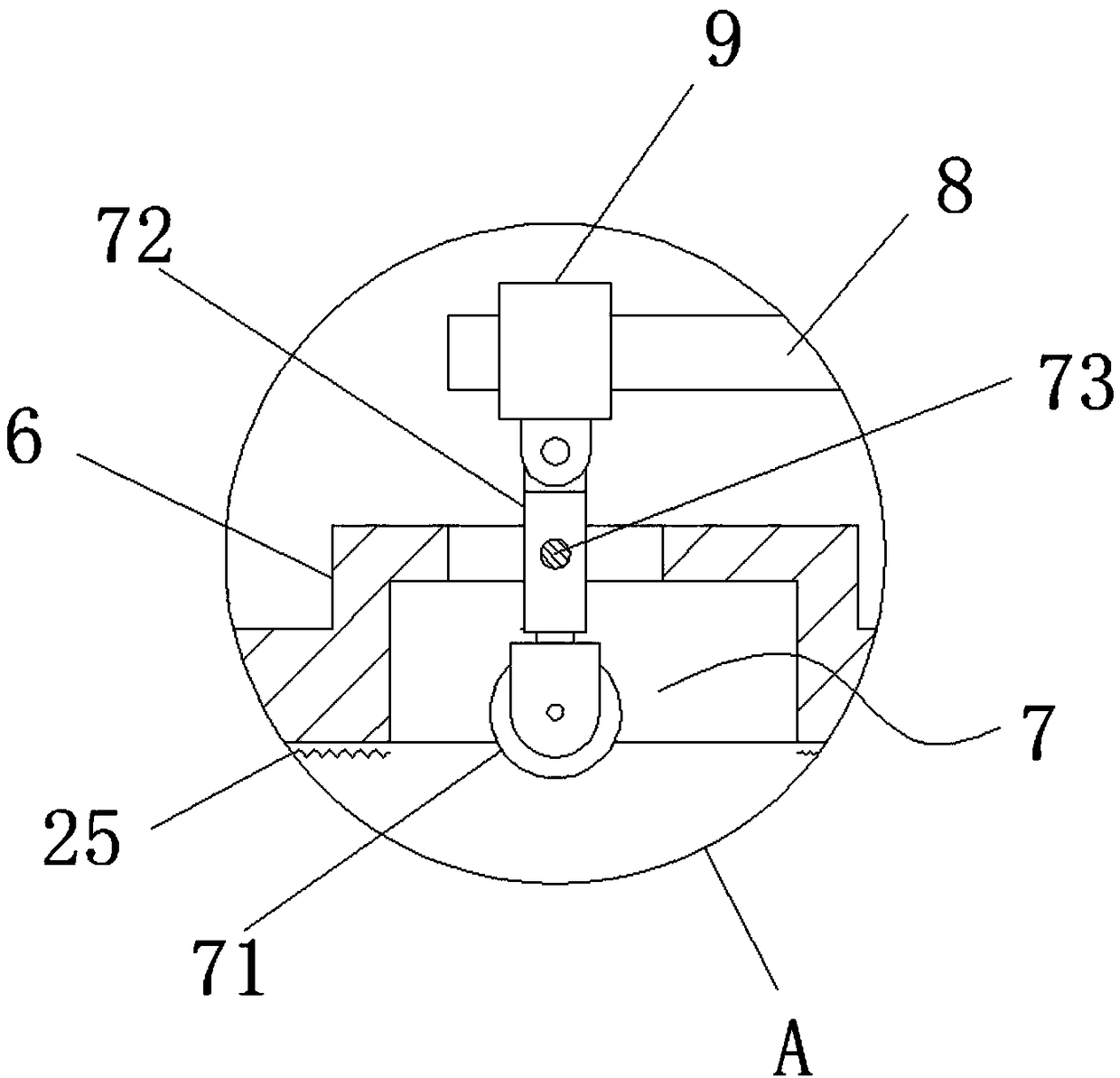 New energy vehicle maintenance tool placement device