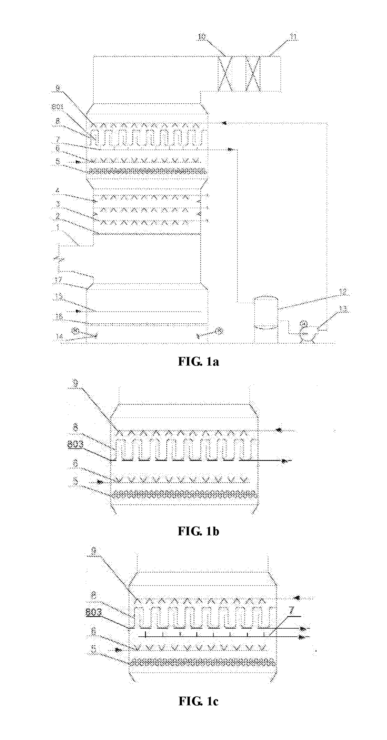 High-efficiency gradient hierarchy complex desulfurizing tower