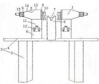 Portable type valve pipe fitting production device