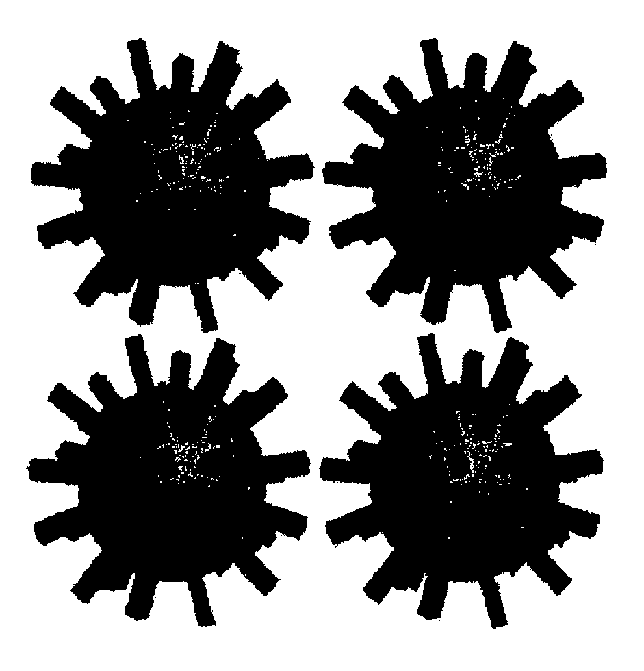 Negative electrode material for a secondary battery and method for manufacturing same