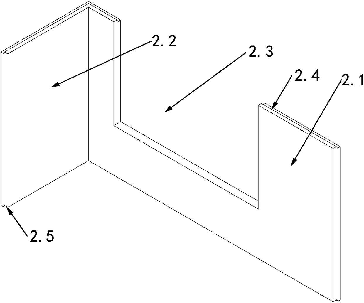 Prefabricated closed balcony and construction method thereof