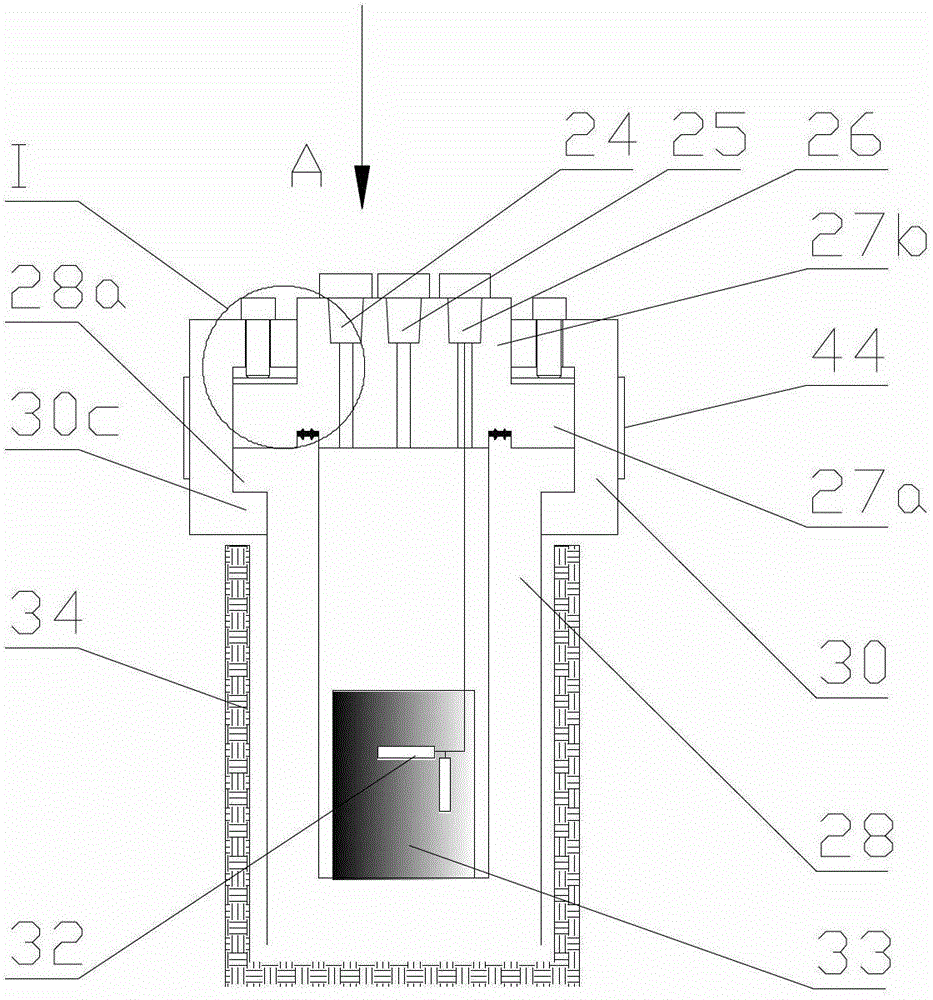 Dynamic deformation characteristic testing method in coal absorption and desorption process