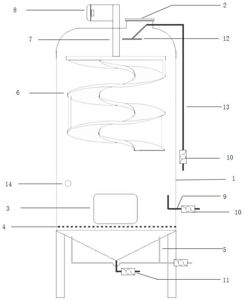 Automatic cap-pressing residue-removing wine fermentation tank