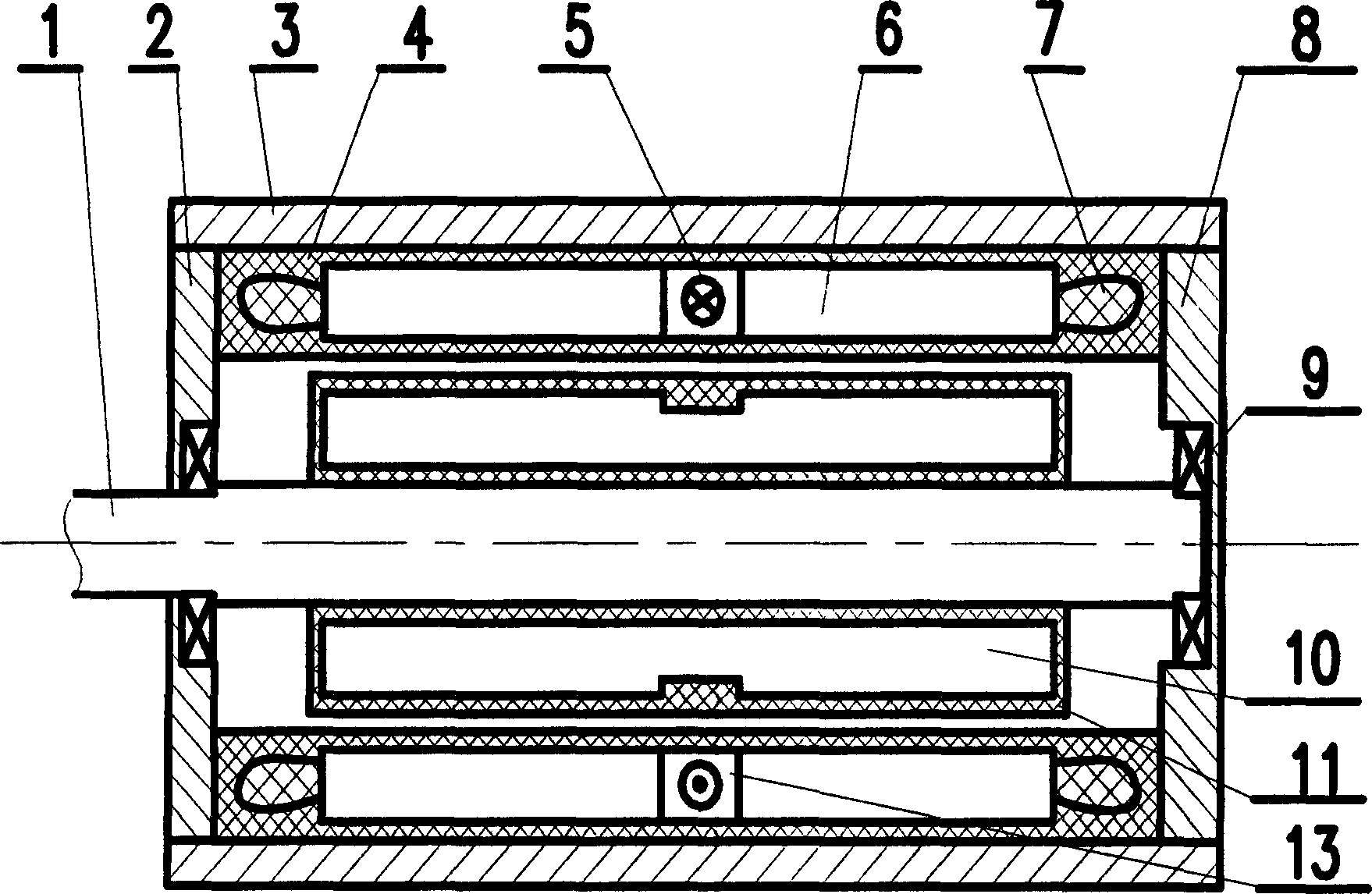 Electromagnetic permanent magnet electric machine