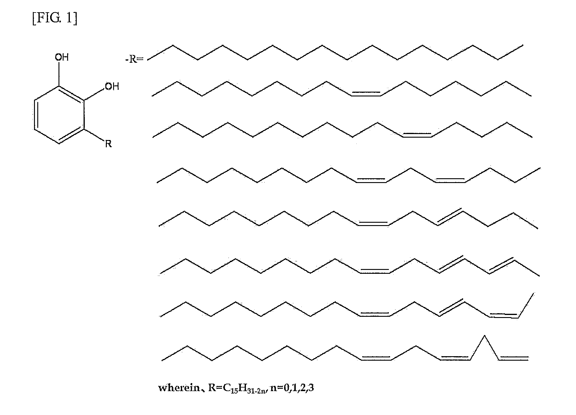 Surface Treatment Method for a Substrate Using Denatured Urushiol Derived from Toxicodendron Vernicifluum