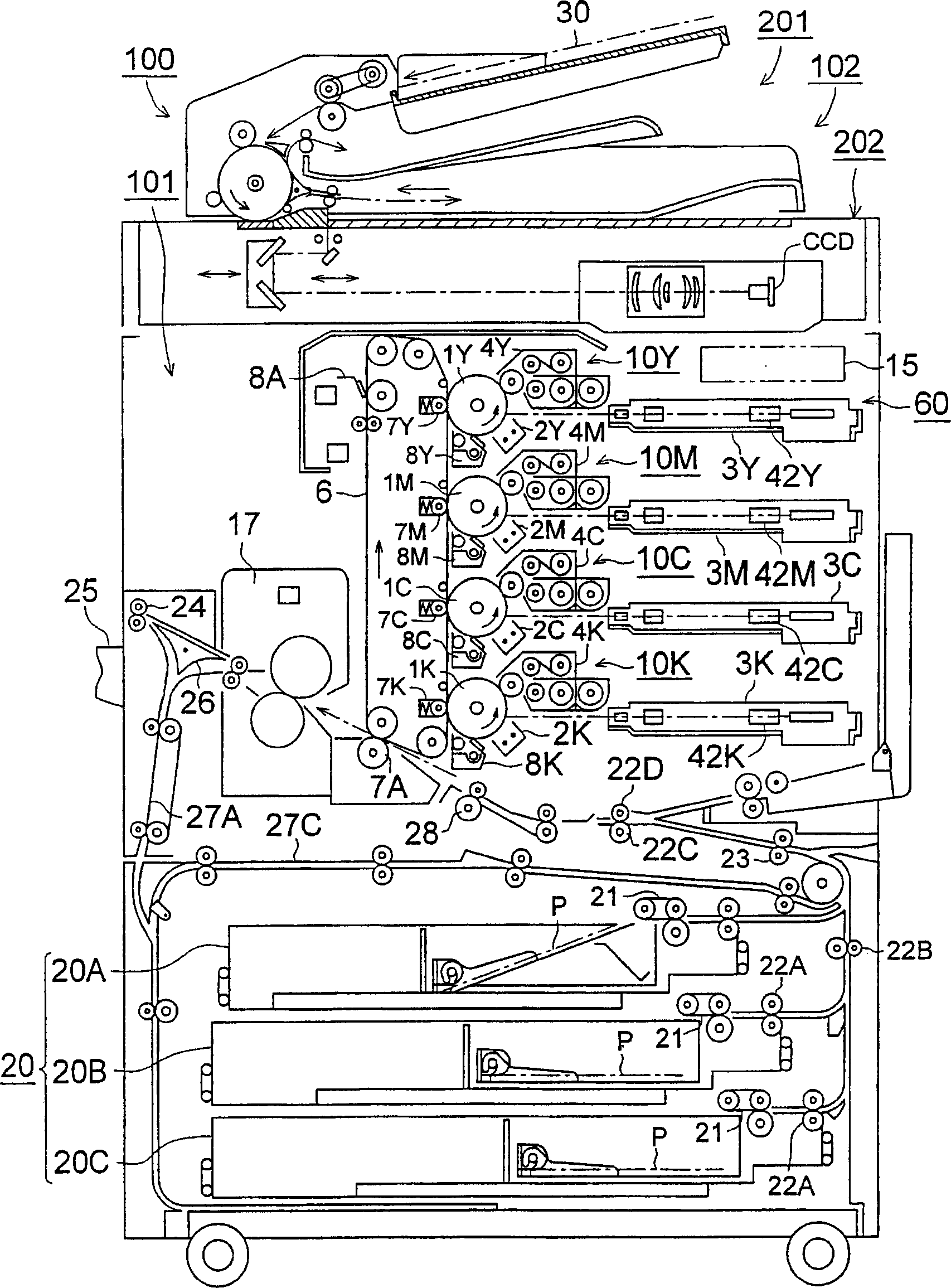 Colour image forming apparatus