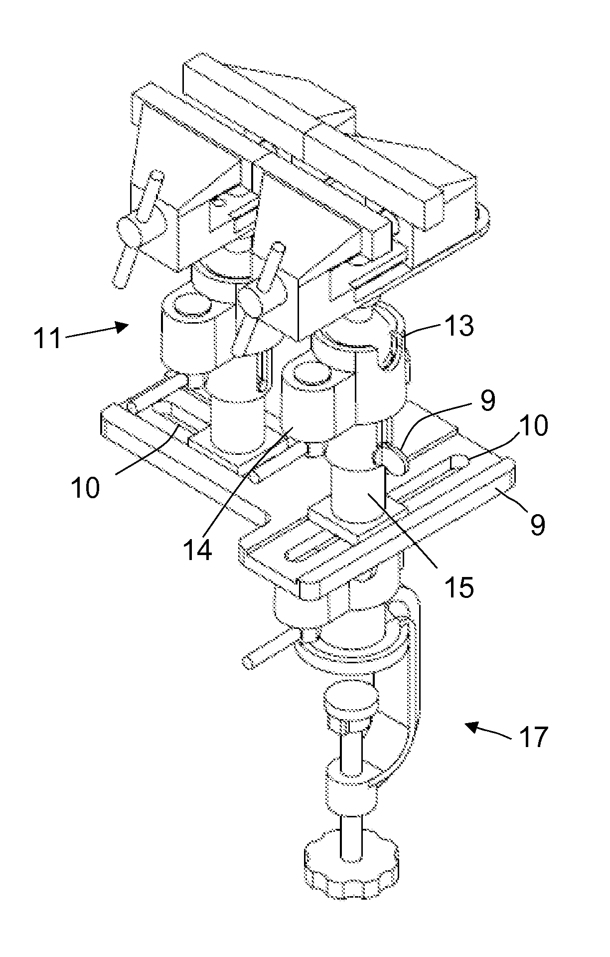 Multiple vise system