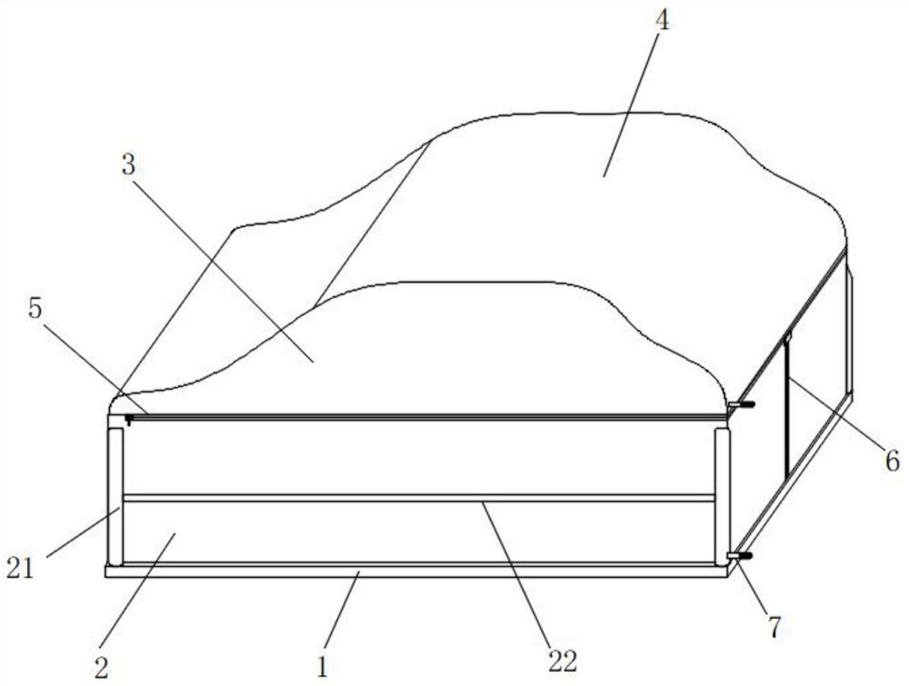 Flood-proof, hail-proof and dustproof fully-closed inflatable automobile cover