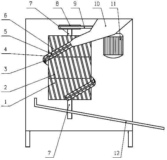 Green walnut shelling machine