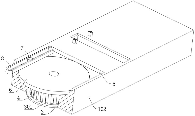 Automobile instrument mechanism for new energy automobile