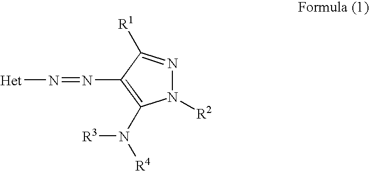 Ink sheet for heat-sensitive transfer recording material, heat-sensitive transfer recording method, ink cartridge and azo dye