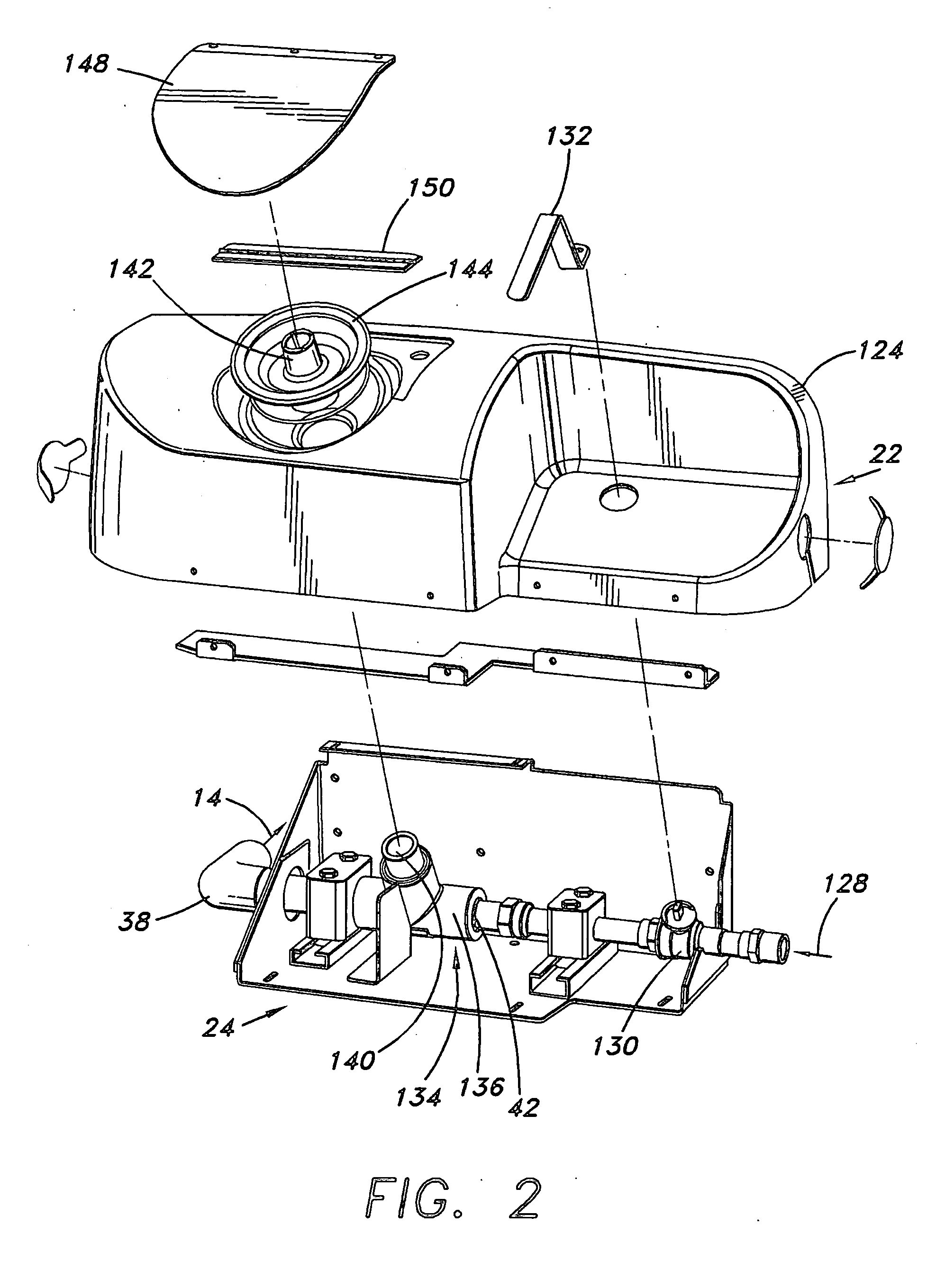 Method and apparatus for the disposal of waste fluids