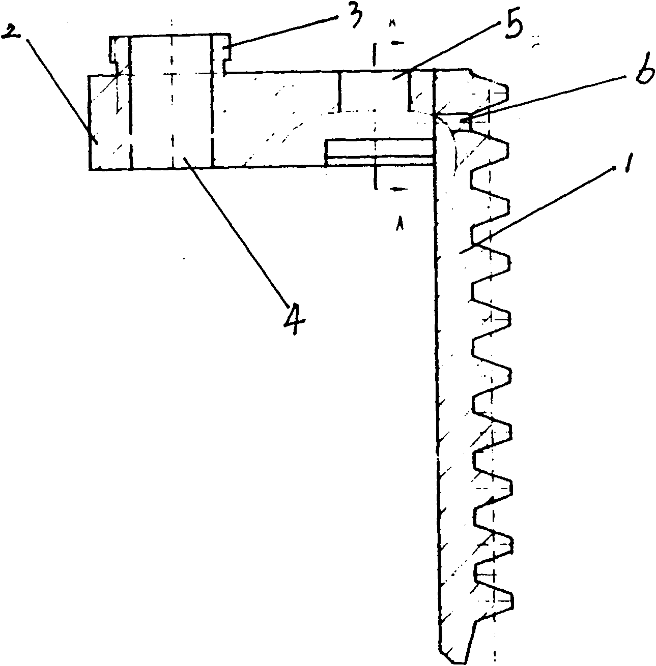 Rack machining process