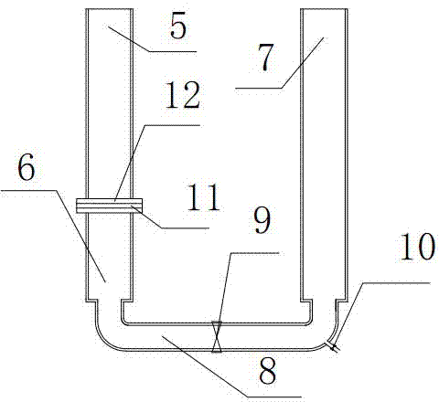 Device for testing permeable rate of geotextile