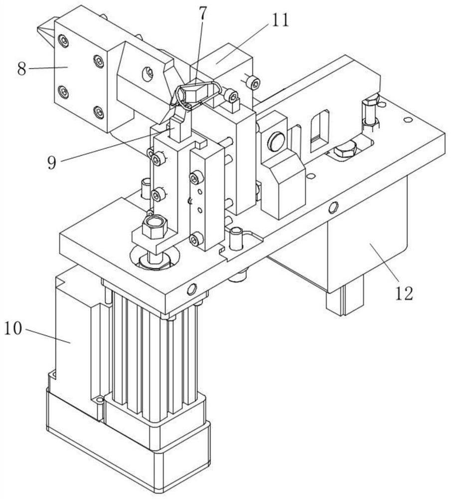 Hook and label plate penetrating-connecting system